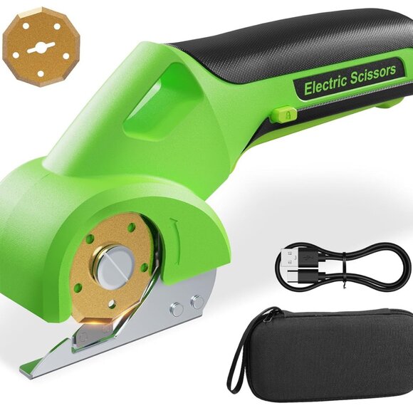 4V 2000mAh Cordless Cardboard Cutter, Electric Box Cutter for Cardboard with 2 T - Picture 1 of 9